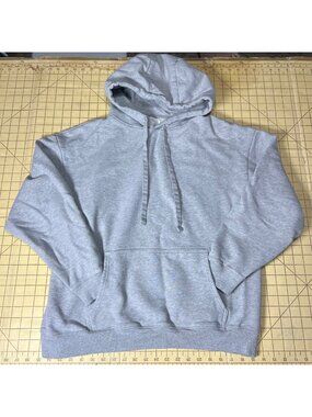 Offline By Aerie Light Gray Pullover Hoodie Sweatshirt Size S With Kangaroo Pock